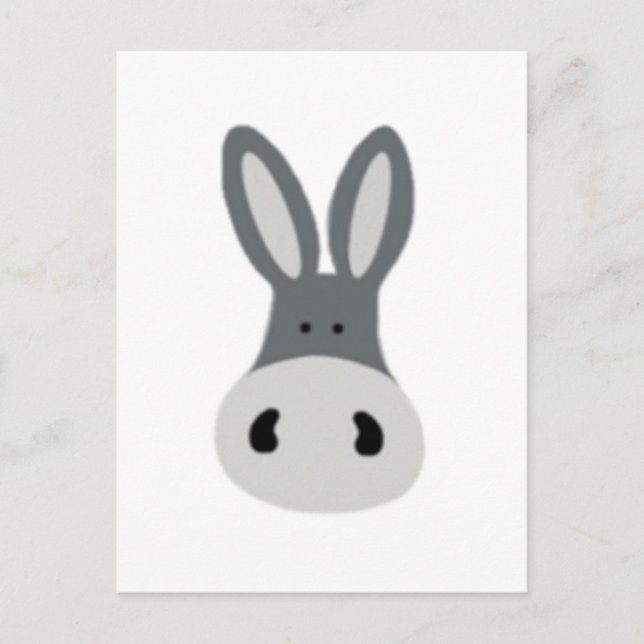 Charlie Donkey Postkarte (Vorderseite)