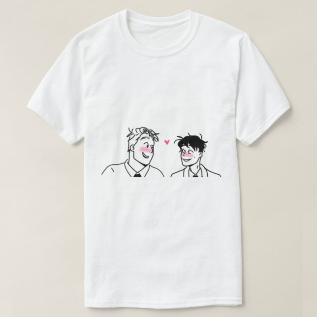 Charlie+Nick Heartstopper T-Shirt (Design vorne)