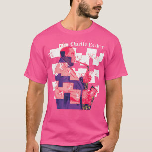 Charlie Parker Chasin Der Vogel Abstrakte Jazzmusi T-Shirt