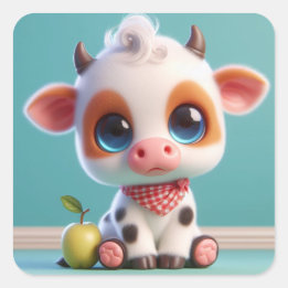 "Charlie" Quadratischer Aufkleber