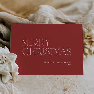 CHARLIE Red Easy Simple Family Frohe Weihnachten