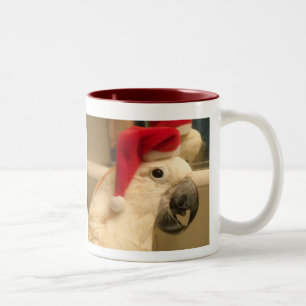 Charlie Sankt, frohe Weihnachten!!!! Zweifarbige Tasse