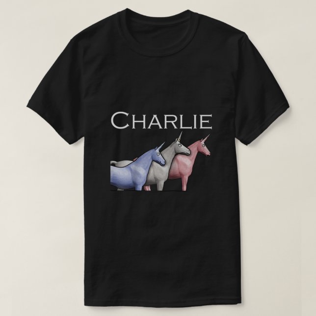 Charlie The Unicorns Shun Raglan Baseball T-Shirt (Design vorne)
