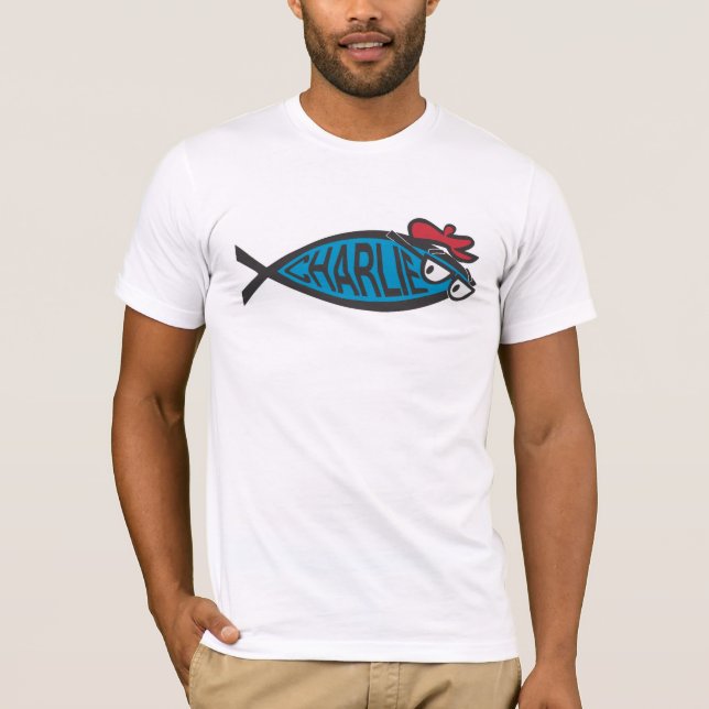 Charlie-Thunfisch Ichthys T - Shirt (Vorderseite)