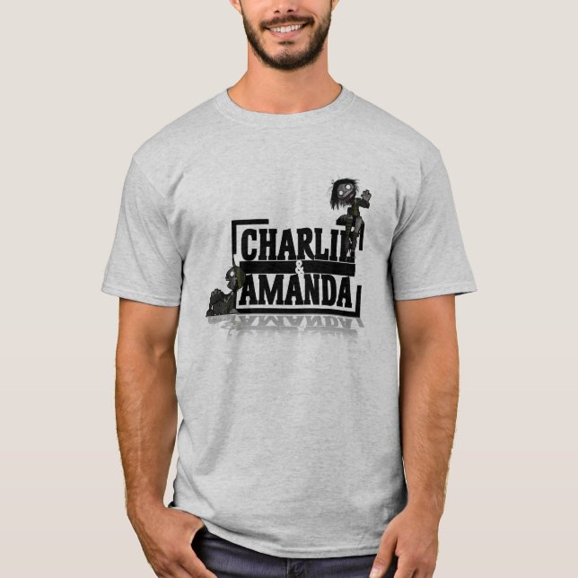 Charlie- u. Amanda-T-Shirt T-Shirt (Vorderseite)
