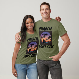 CHARLIE ÜBERNIMMT KEINE MILITÄRISCHEN VIETNAM-T - T-Shirt