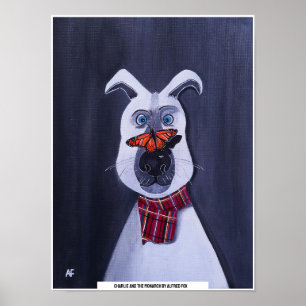 Charlie und das Monarch-Gemälde von Alfred Fox Poster