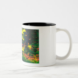 Charlien glücklicher Wasserspeier Zweifarbige Tasse