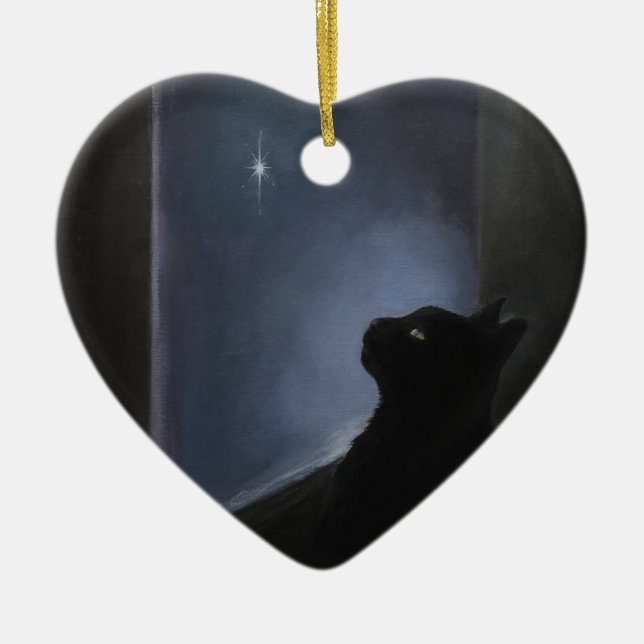 Charlie's Weihnachtsgeist Keramik Ornament (Vorne)