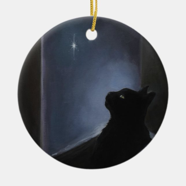 Charlie's Weihnachtsgeist Keramik Ornament (Vorne)