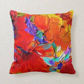 "Charlits Blumen" Wurfs-Kissen durch Susi Franco Kissen