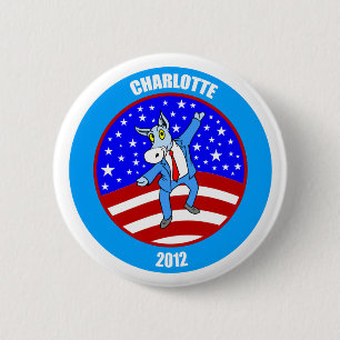 Charlotte 2012 DNC Button