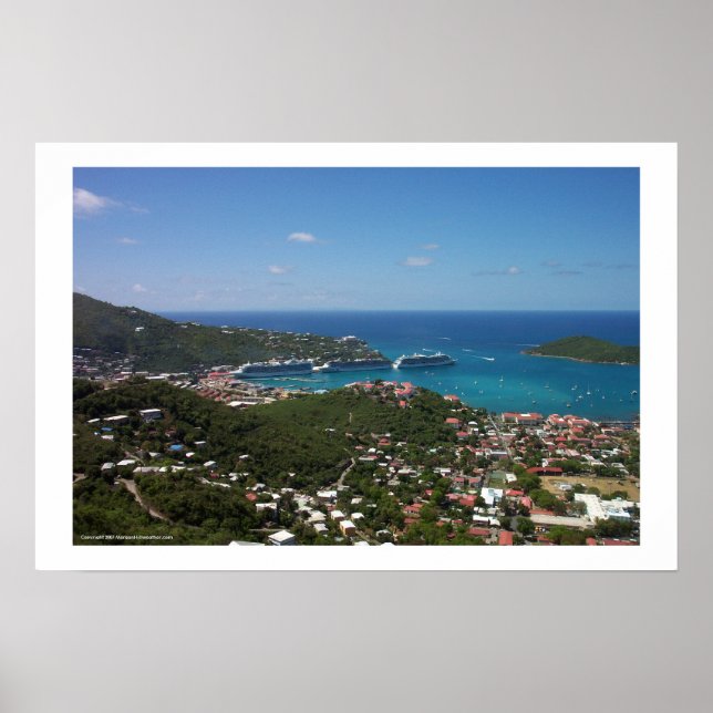 Charlotte Amalie Harbour Poster (Vorne)