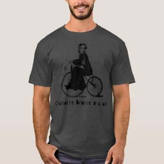 Charlotte Bronte auf dem Fahrrad Charlotte Bronte T-Shirt
