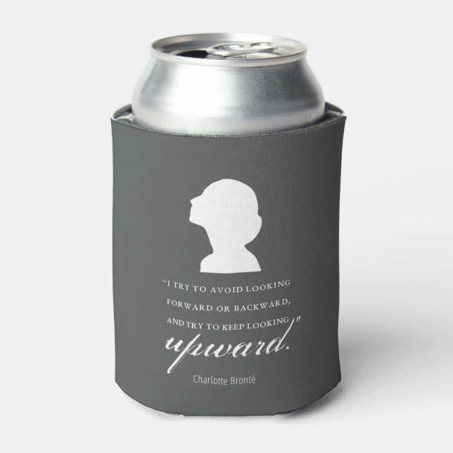 Charlotte Bronte - Behaltend Blick nach oben - Sch Dosenkühler (Kanne Vorderseite)