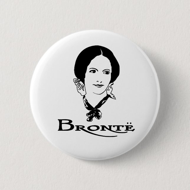 Charlotte Bronte Button (Vorderseite)