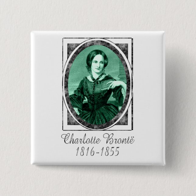 Charlotte Brontë Button (Vorderseite)
