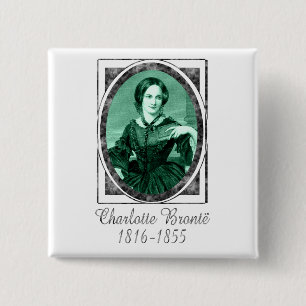Charlotte Brontë Button