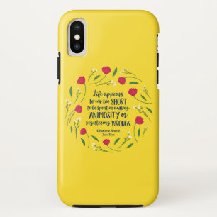 Charlotte Bronte Jane Eyre Blumenzitat Case-Mate iPhone Hülle