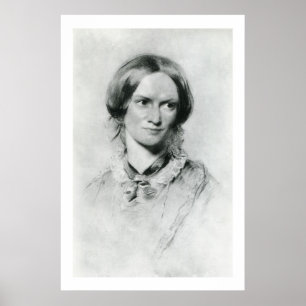 Charlotte Brontë-Porträt durch George Richmond Poster