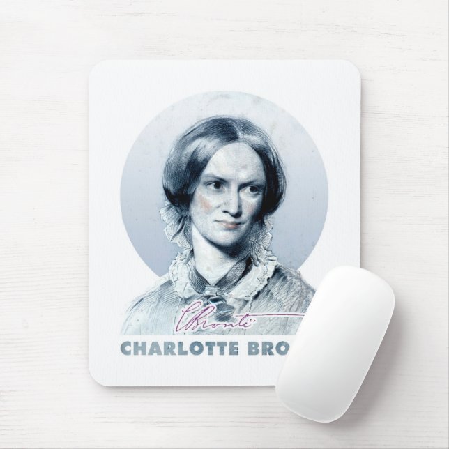 Charlotte Bronte Richmond Portrait Mousepad (Mit Mouse)
