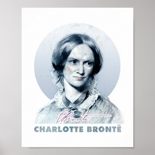 Charlotte Bronte Richmond Portrait Poster (Vorne)