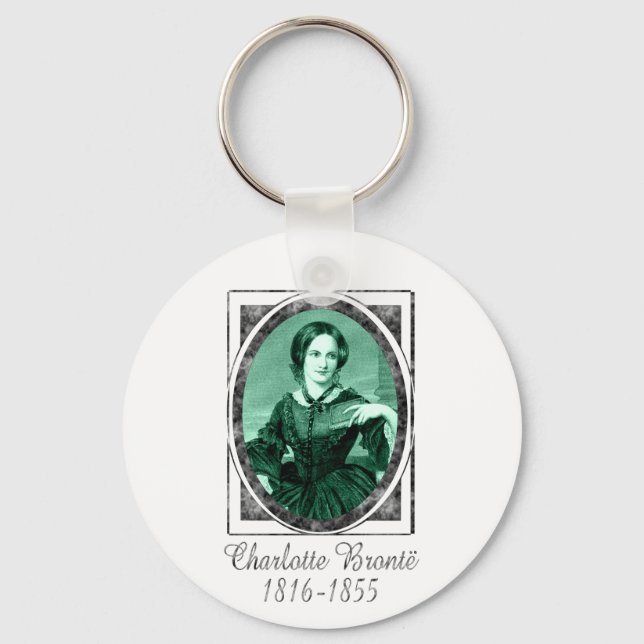 Charlotte Brontë Schlüsselanhänger (Vorderseite)