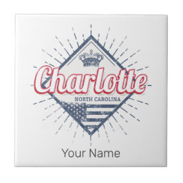 Charlotte City North Carolina Vereinigte Staaten Fliese