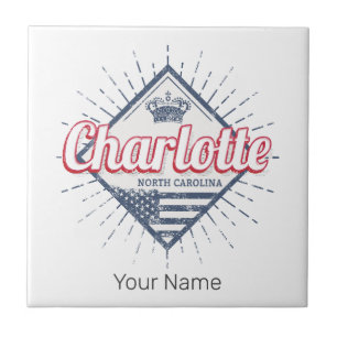 Charlotte City North Carolina Vereinigte Staaten Fliese