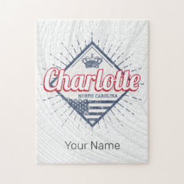 Charlotte City North Carolina Vereinigte Staaten Puzzle