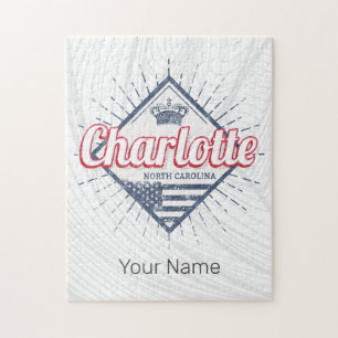 Charlotte City North Carolina Vereinigte Staaten Puzzle