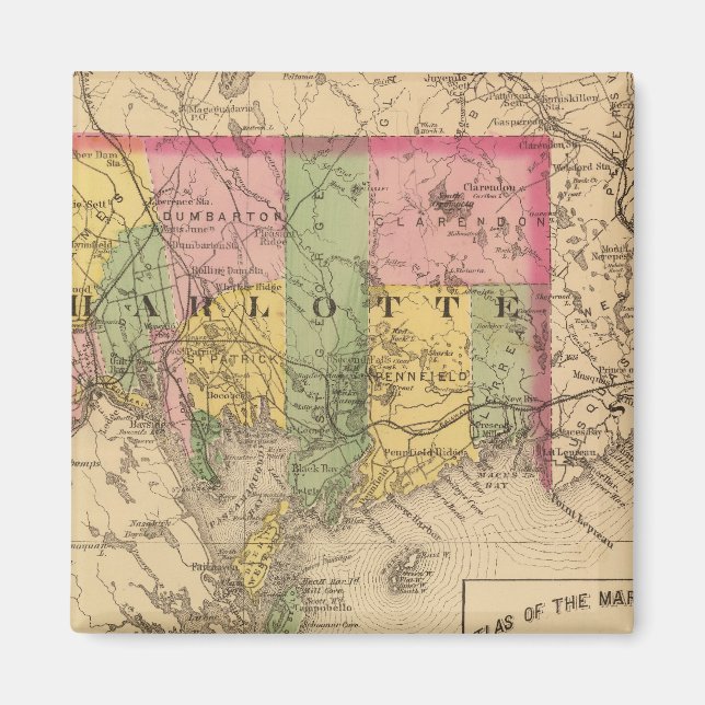 Charlotte Co., NB Magnet (Vorne)