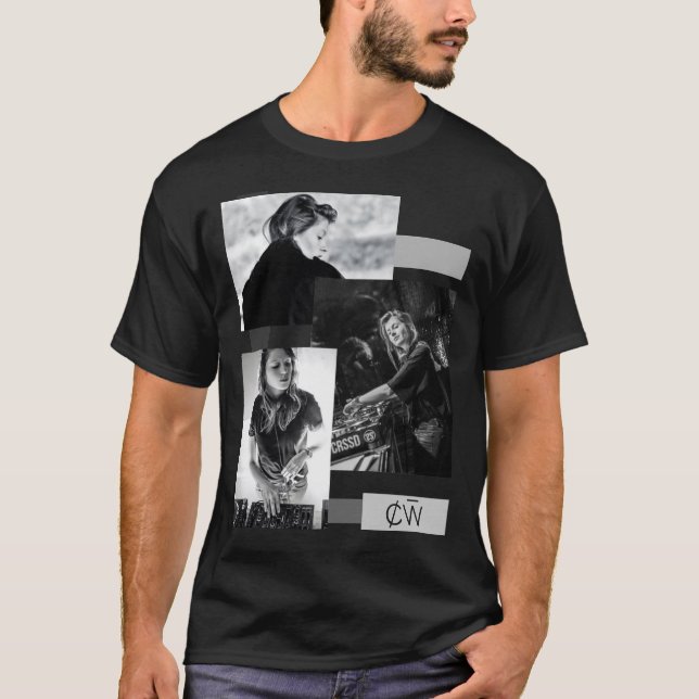 Charlotte de Witte - Schwarz-Weiß Classic T-Shi T-Shirt (Vorderseite)