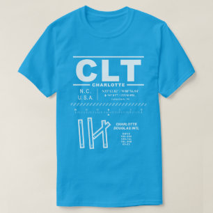 Charlotte Douglas Int'l Airport CLT T - Shirt