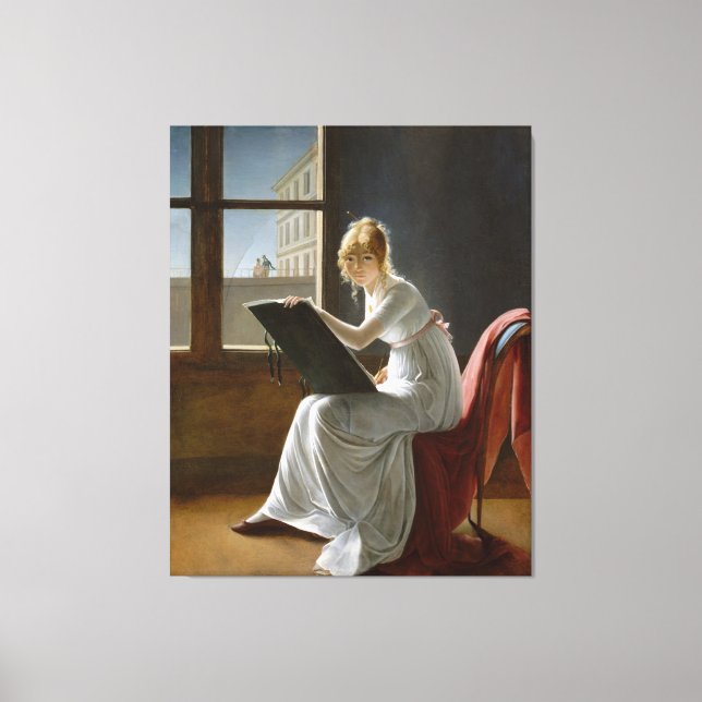 Charlotte du Val d'Ognes von Marie-Denise Villers Leinwanddruck (Vorderseite)