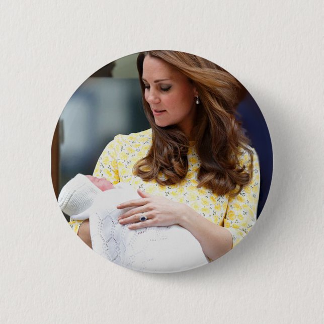 Charlotte Elizabeth Diana - Briten sind Kate Button (Vorderseite)