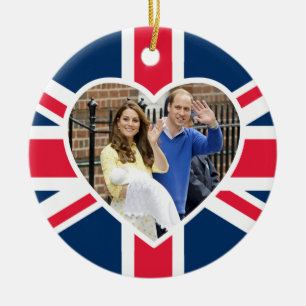 Charlotte Elizabeth Diana - Briten sind Kate Keramik Ornament
