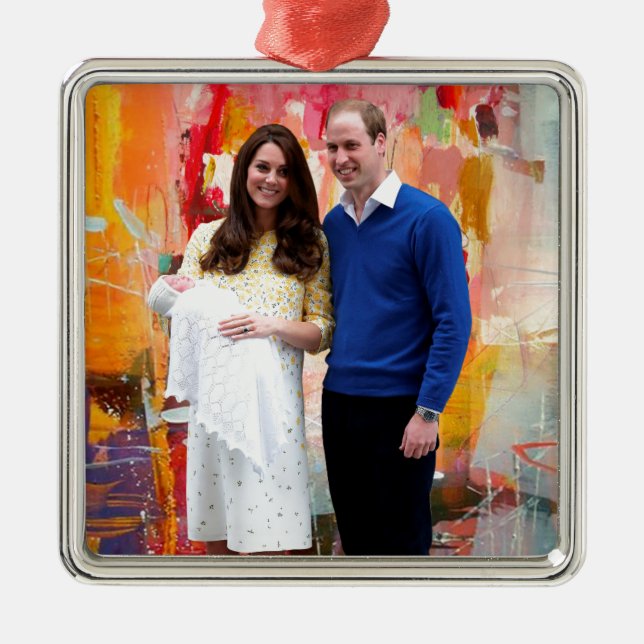 Charlotte Elizabeth Diana Ornament Aus Metall (Vorne)