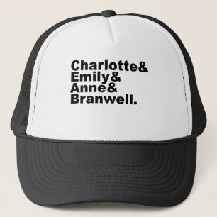 Charlotte Emily Anne Branwell Bronte-Geschwister Truckerkappe
