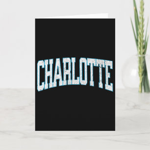 Charlotte Fußball Vintage City _1 Karte