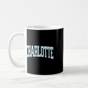 Charlotte Fußball Vintage Stadt Kaffeetasse