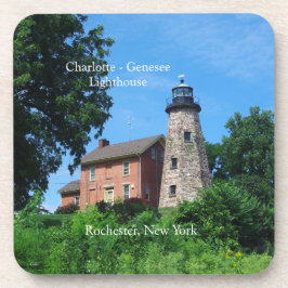 Charlotte - Genesee Lighthouse 6 Untersetzer aus K