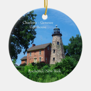 Charlotte Genesee Lighthouse Keramik Ornament
