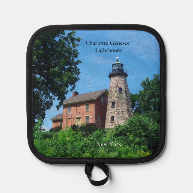 Charlotte Genesee Lighthouse Topfhalter Topflappen (Vorderseite)