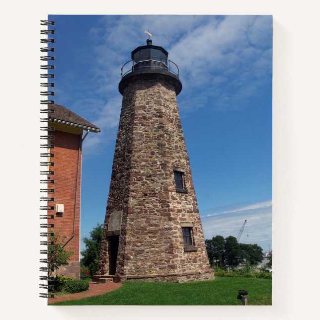 Charlotte Genessee Lighthouse Notebook Notizbuch (Vorderseite)