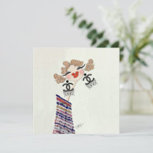 Charlotte ist eine glückliche Mode-Illustration