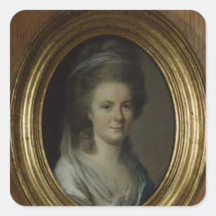 Charlotte Kestner Quadratischer Aufkleber