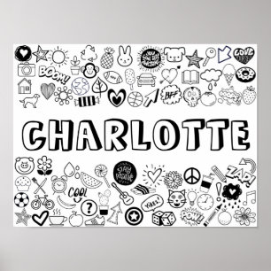 "CHARLOTTE" - Kontur-Design Poster