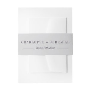 Charlotte Kurierte Farben Hochzeit Einladungsbanderole