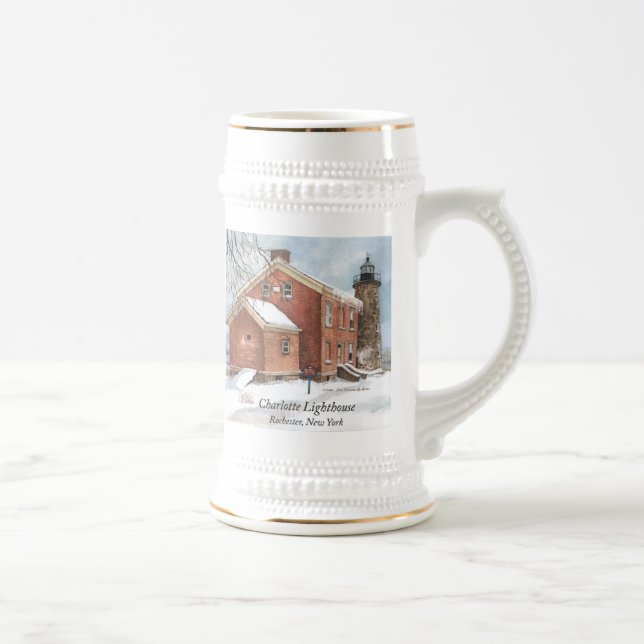 Charlotte-LeuchtturmTasse/Stein Bierglas (Rechts)